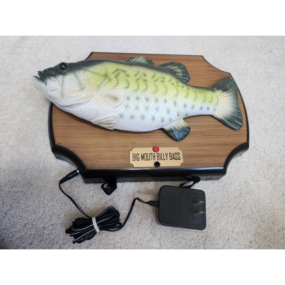 Vintage Big Mouth Billy Bass Singing Fish – Used – Plug‑In Working Condition